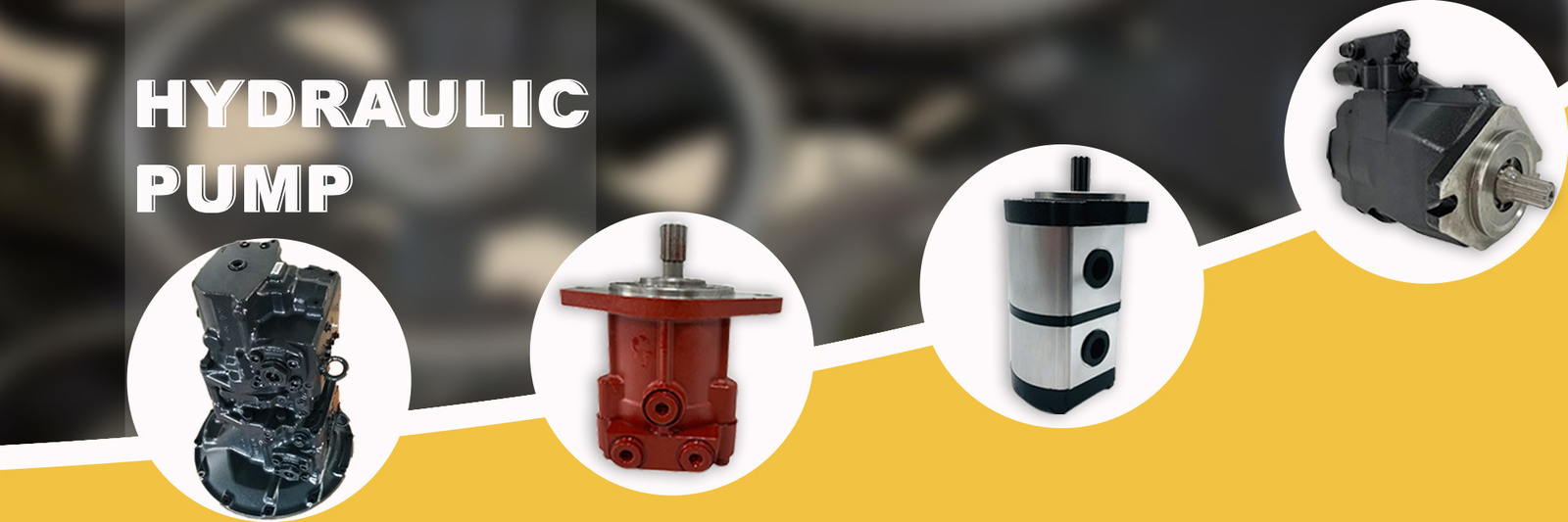 de delen van de graafwerktuig hydraulische pomp