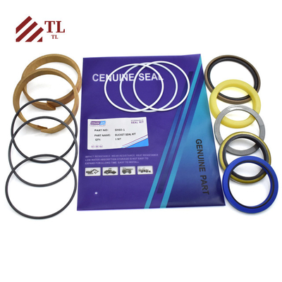 SH60-1 graafmachine afdichtingskit graafmachine vervangende onderdelen graafmachine giek/arm cilinder afdichting kit